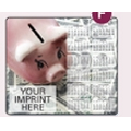 Soft Surface Calendar Mouse Pads - Stock Art Background - Piggy Bank